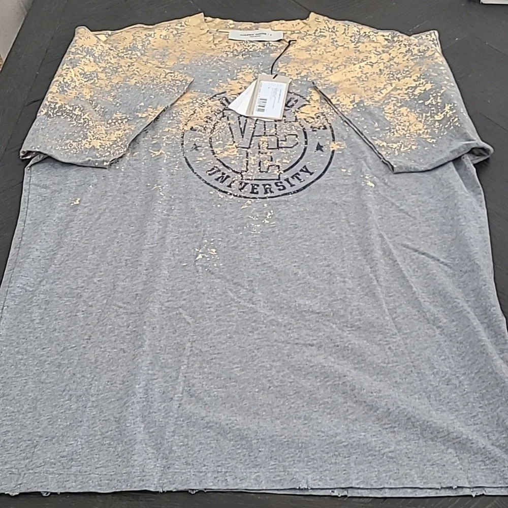 NWT GOLDEN GOOSE Dafne University cotton t-shirt dress - Picture 3 of 8